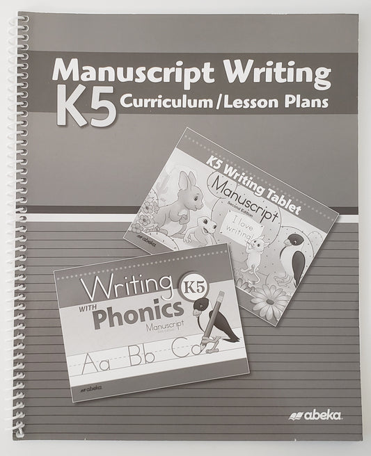 Manuscript Writing Curriculum/Lesson Plans K5