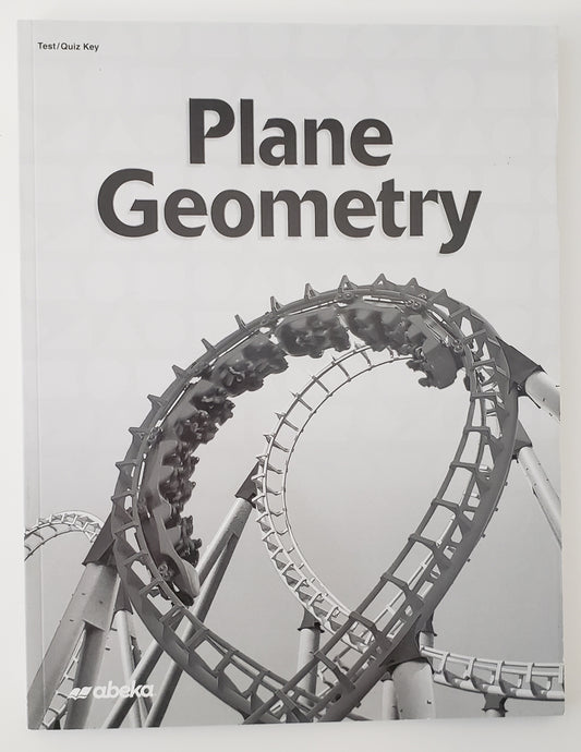 Plane Geometry Test/Quiz Key