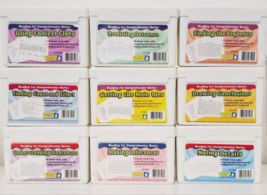 Educational Insights Reading for Comprehension Series, Complete Set of 9
