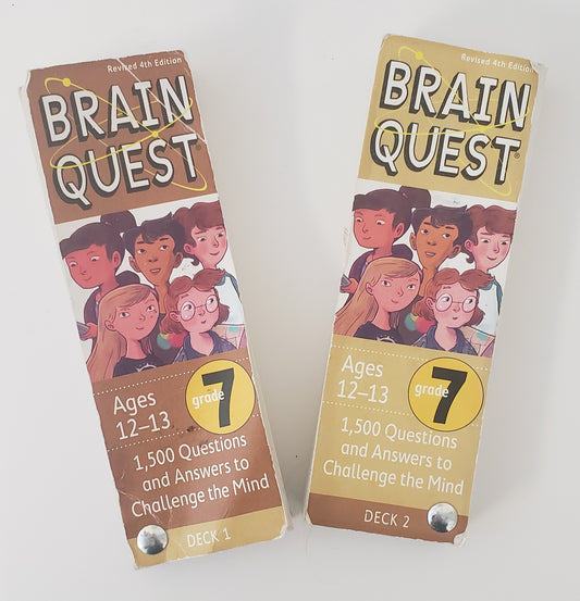 Brain Quest Grade 7 Decks 1 & 2