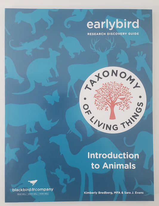 Research Discovery Guide - Taxonomy of Living Things Introduction to Animals