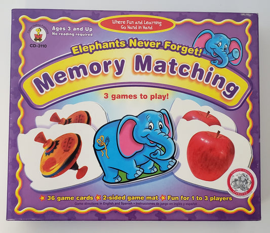 Elephants Never Forget Memory Matching