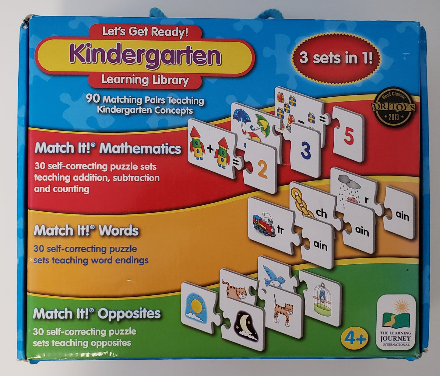 Let's Get Ready Kindergarten Library Puzzle Sets