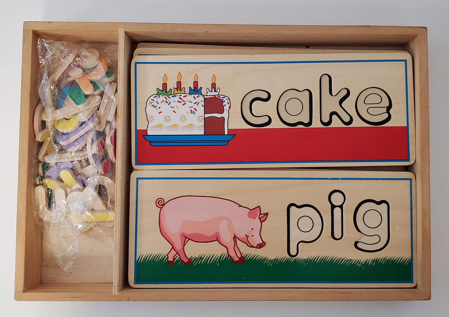 See & Spell Wood Puzzles