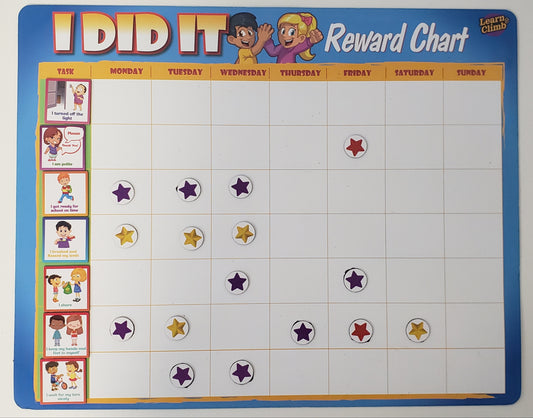 I Did It Reward Chart - Magnetic Board