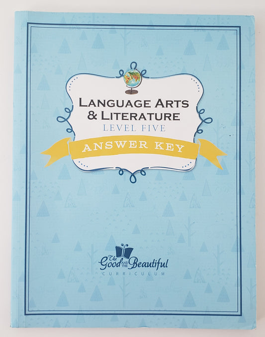 Language Arts & Literature Level Five Answer Key