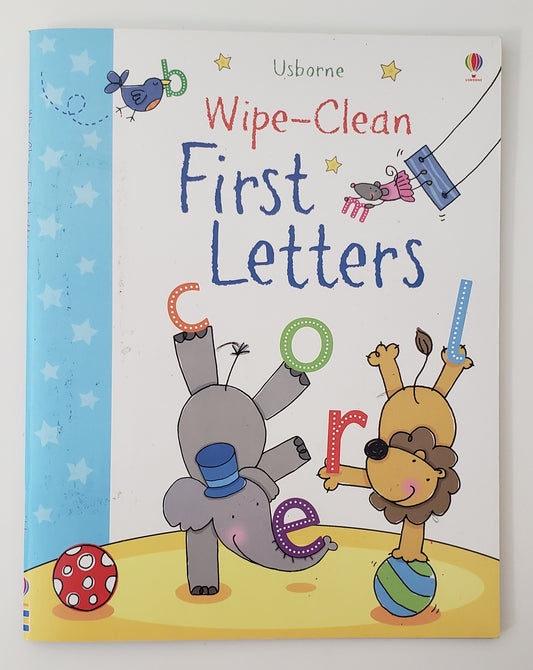 Wipe-Clean First Letters