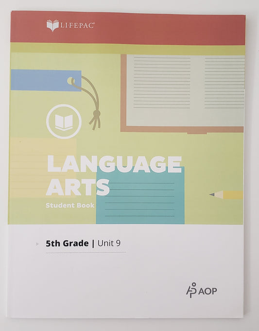 Lifepac Language Arts Grade 5 Unit 9