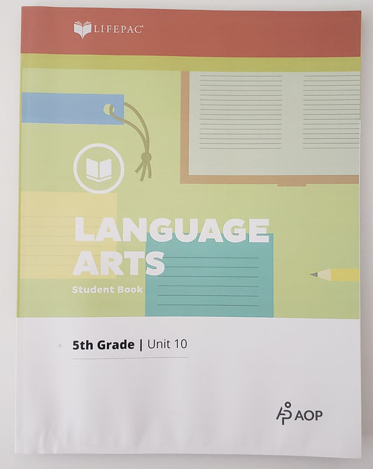 Lifepac Language Arts Grade 5 Unit 10