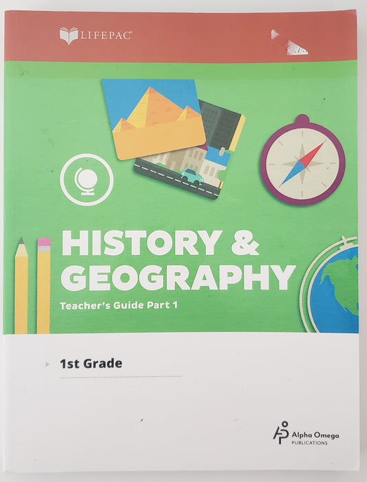 Lifepac History & Geography Grade 1 Teacher's Guide Part 1