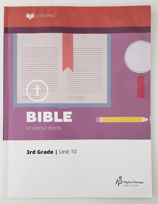 Lifepac Bible Grade 3 Unit 10