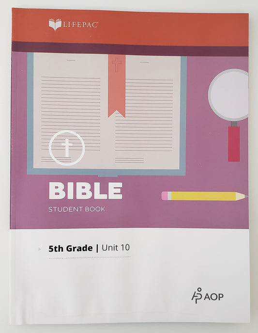 Lifepac Bible Grade 5 Unit 10