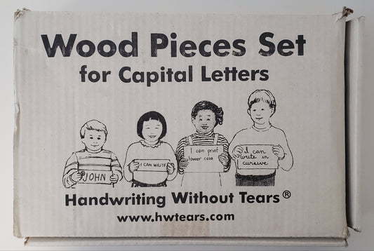 Wood Pieces Set for Capital Letters
