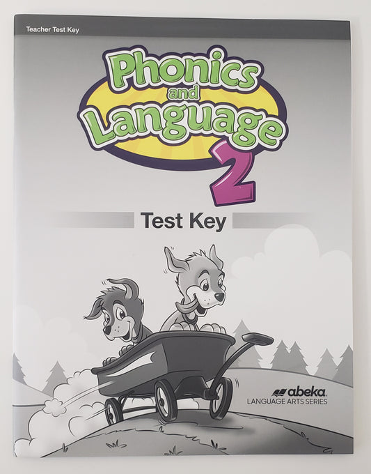 Phonics & Language 2 Test Key