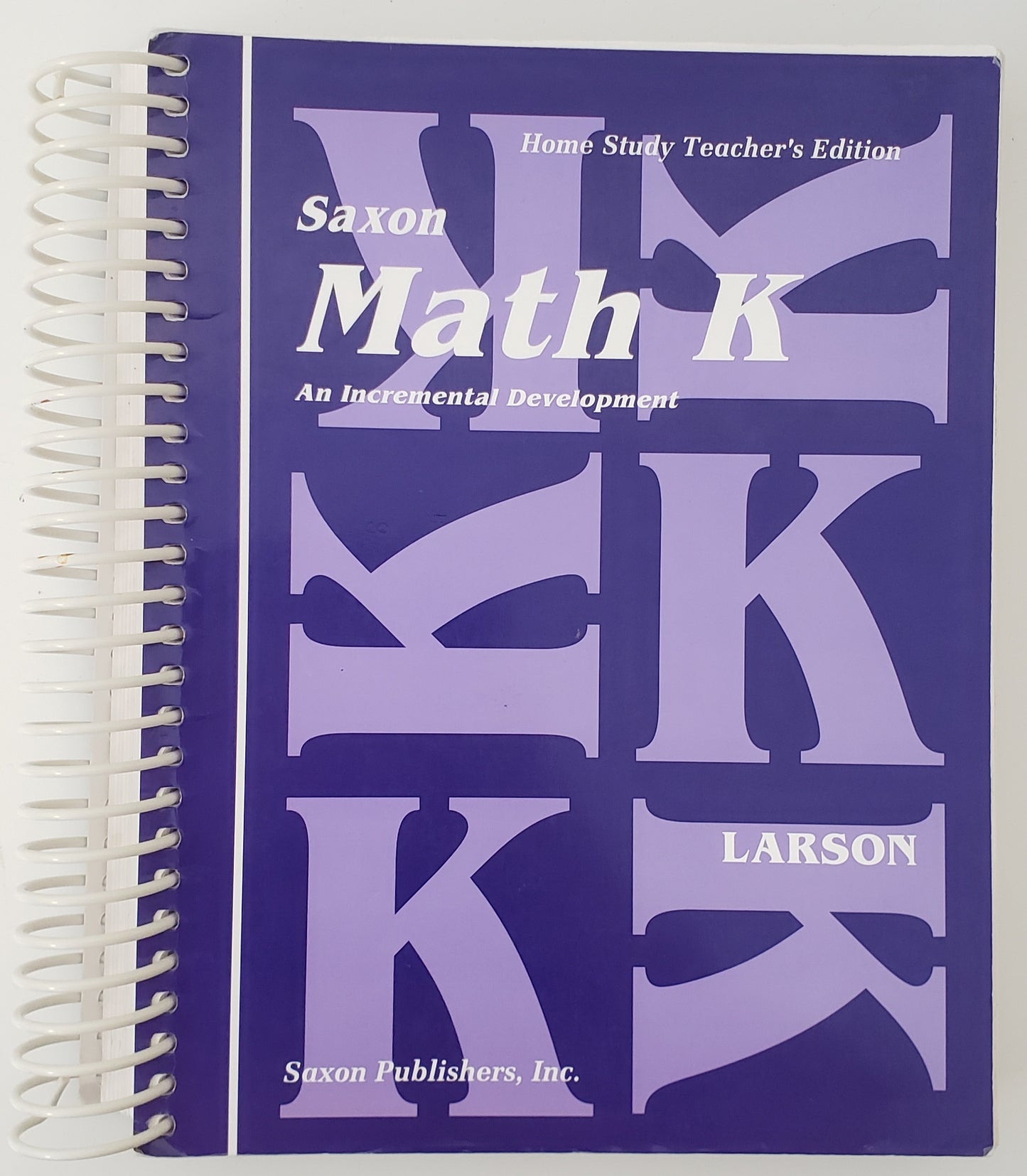 Saxon Math K Home Study Teachers Manual First Edition