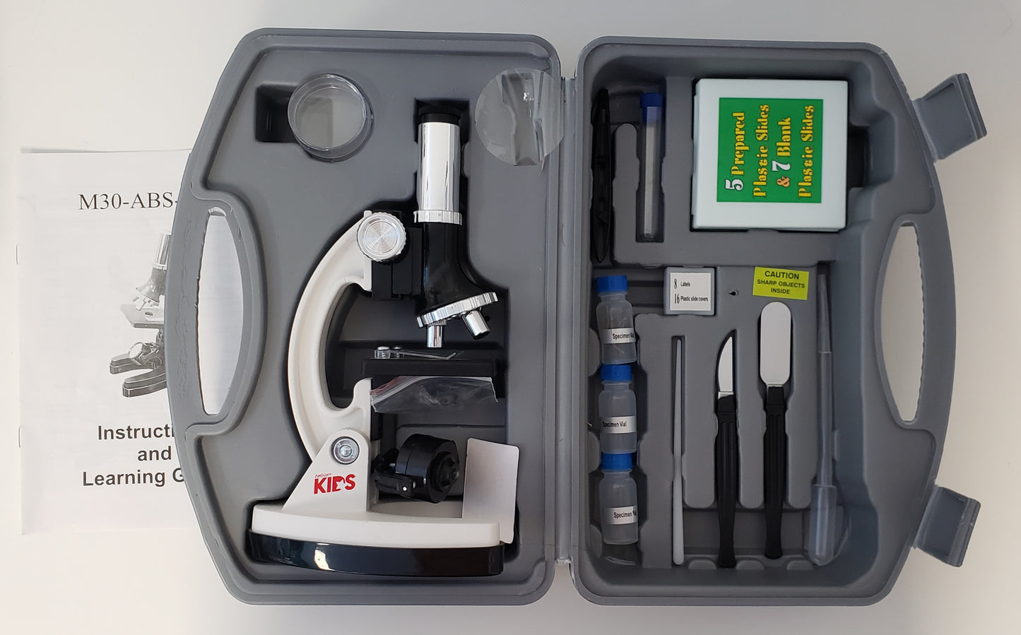 AmScope Kids 48 Piece Microscope Set