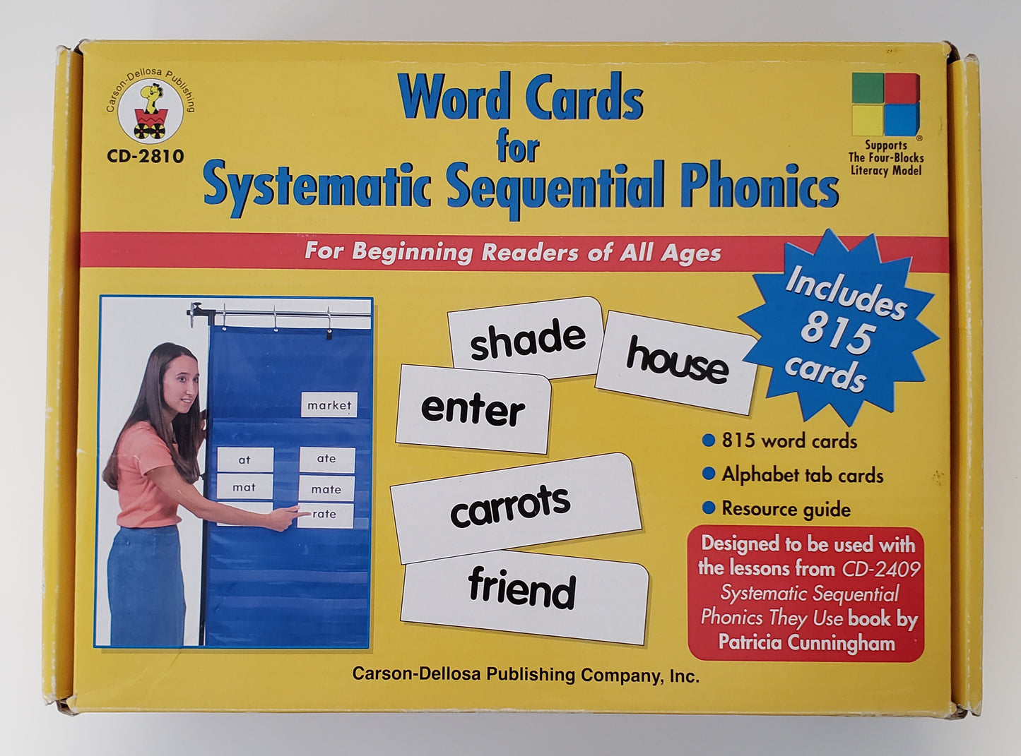 Word Cards for Systematic Sequential Phonics