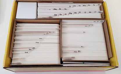 Word Cards for Systematic Sequential Phonics