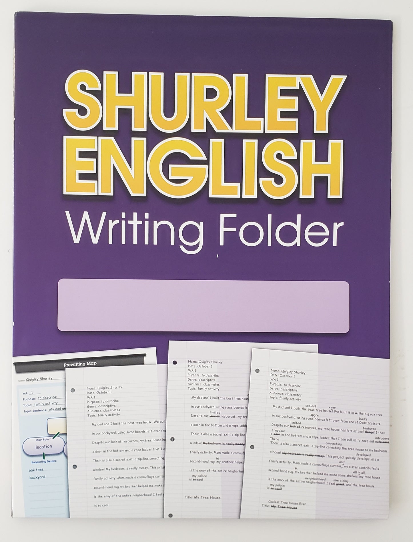 Shurley English Writing Folder