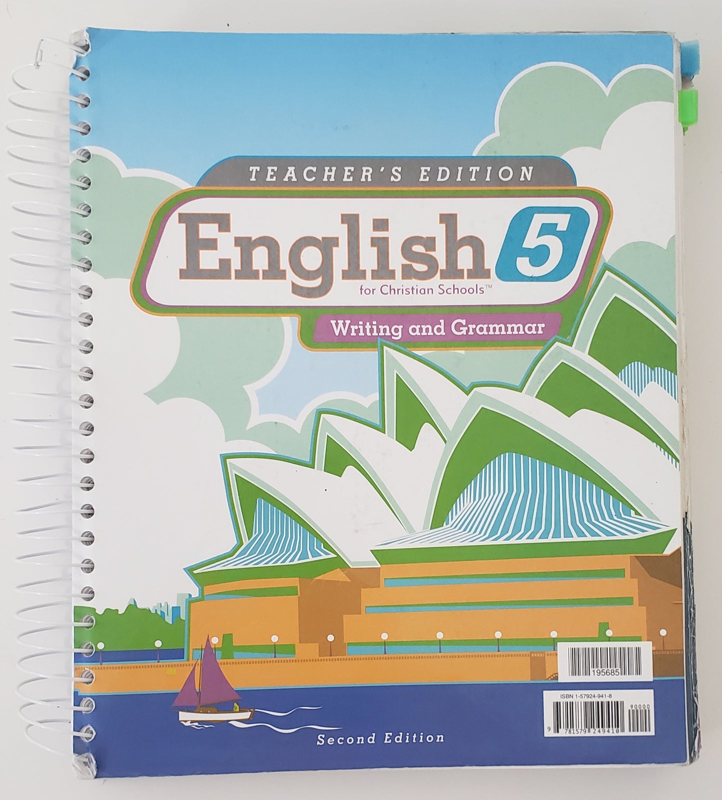 English 5 for Christian Schools Writing and Grammar Teacher's Edition