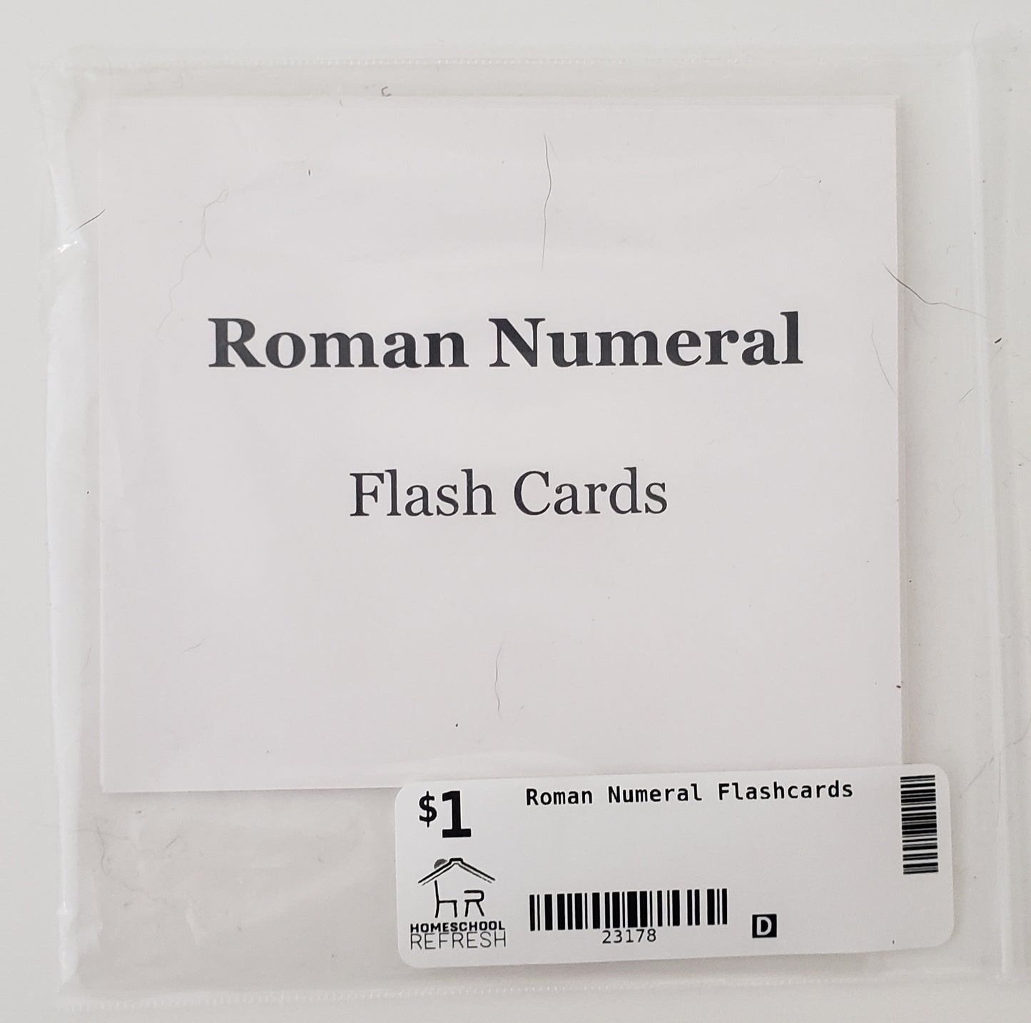 Roman Numeral Flashcards