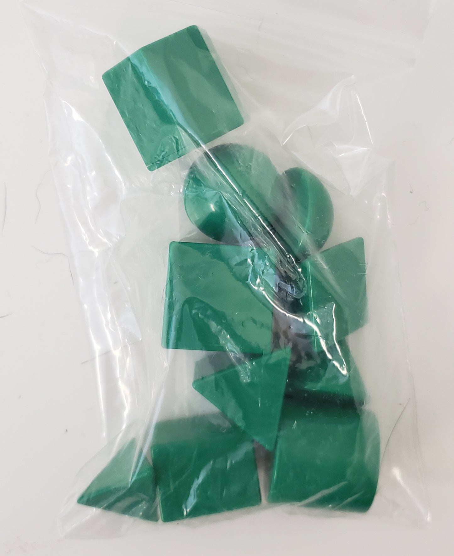 Plastic 3D shapes (10)