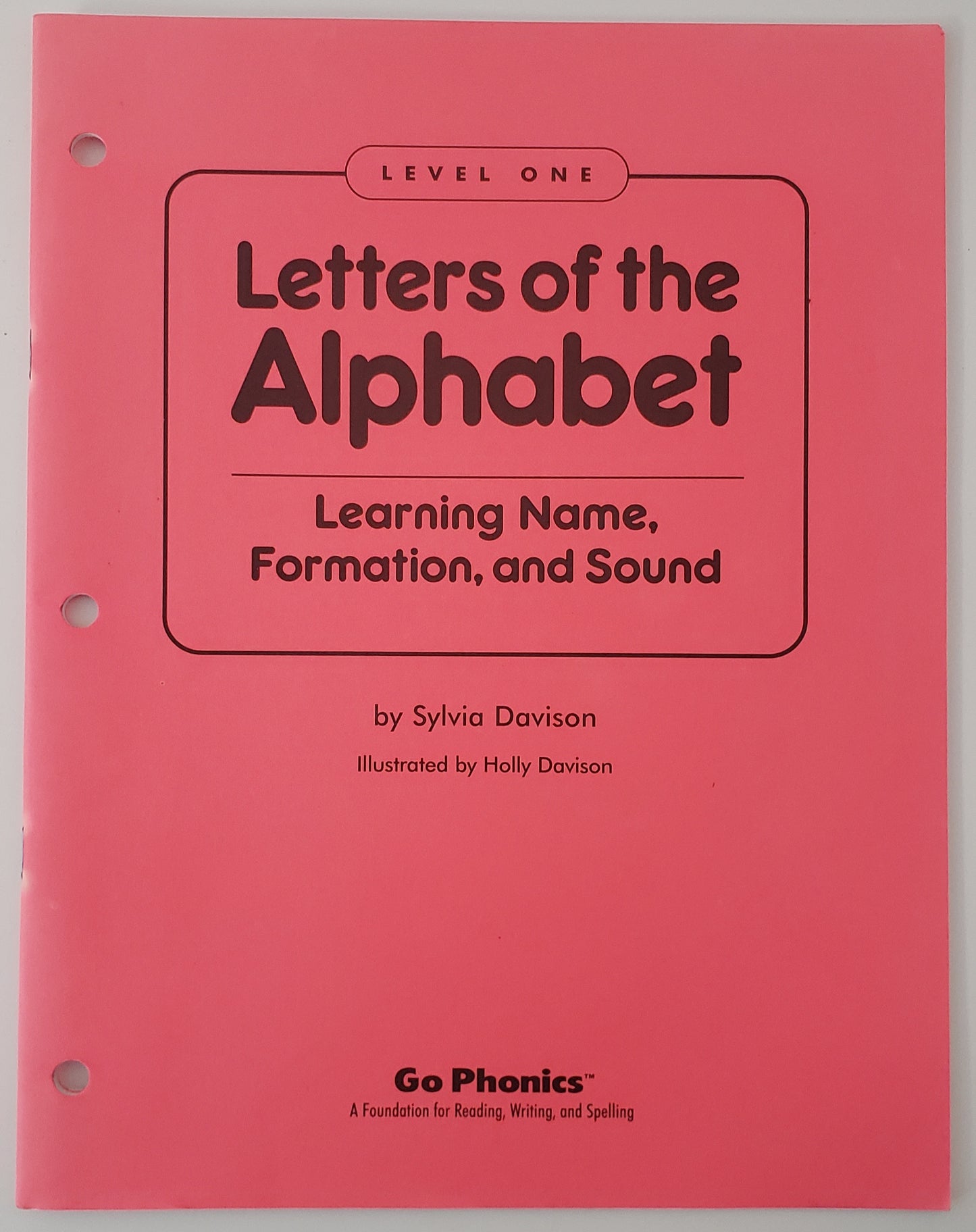 Letters of the Alphabet Level 1 Workbook