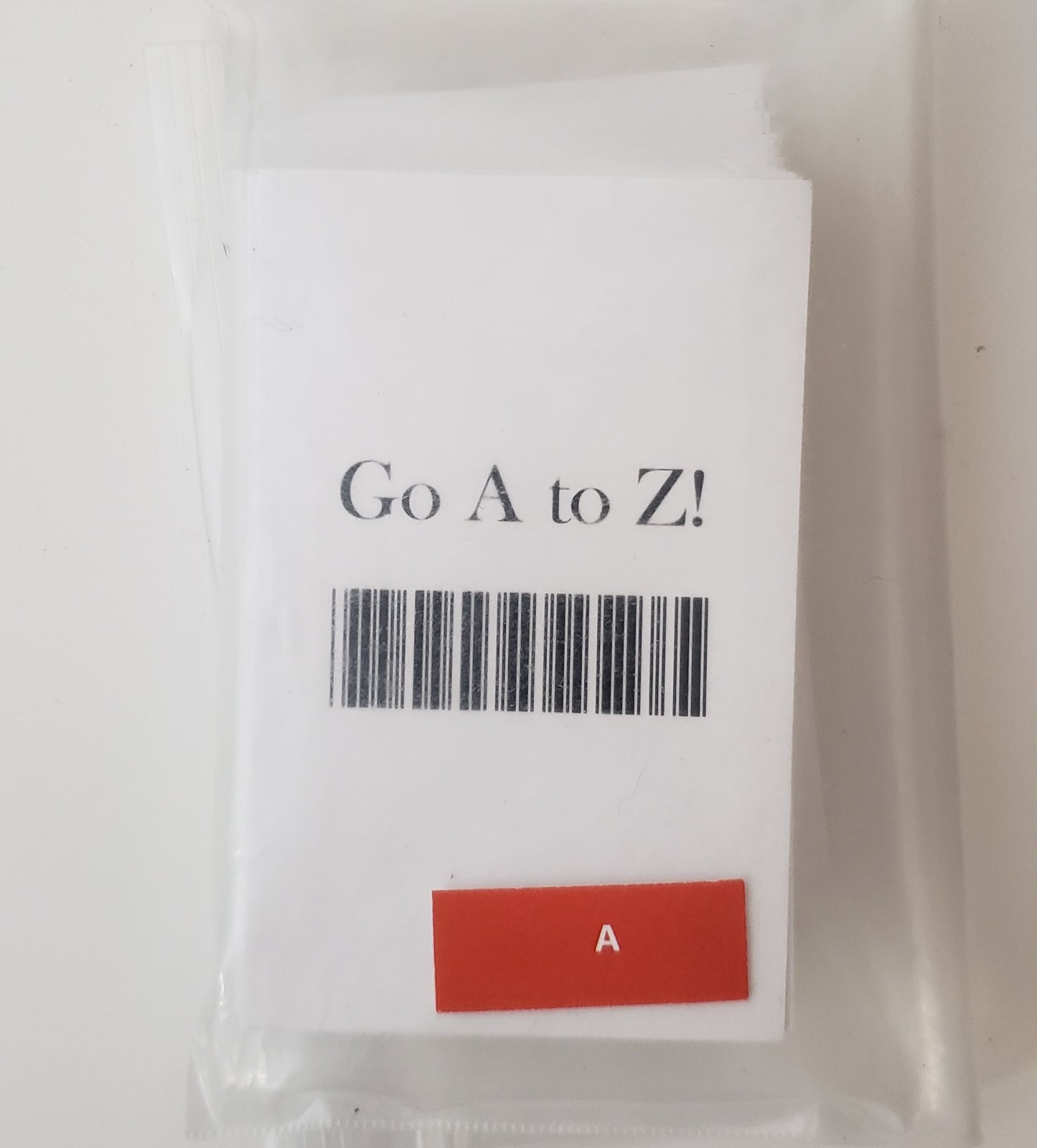 Go A to Z game