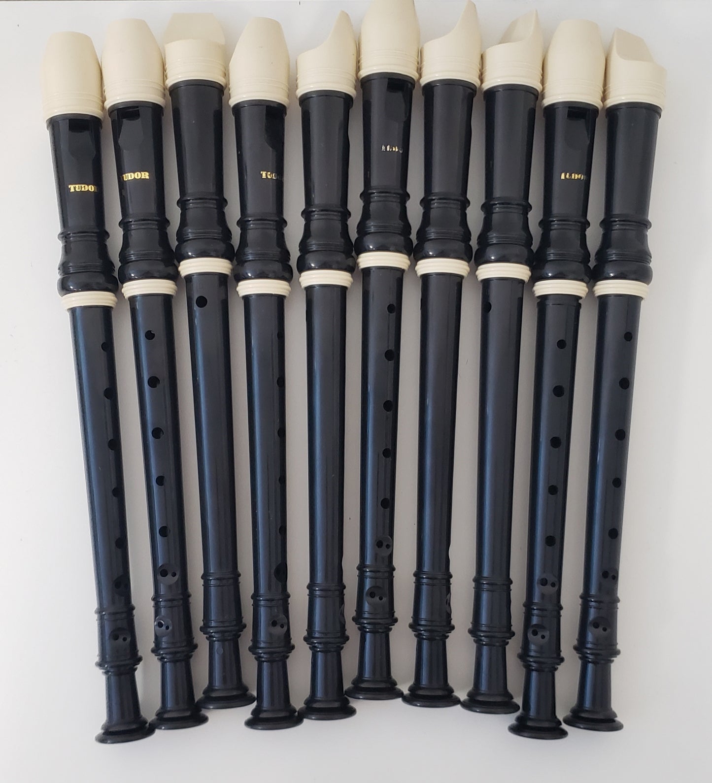 Tudor TD185 2-Piece Soprano Recorder - Baroque Fingering (SET of 10)