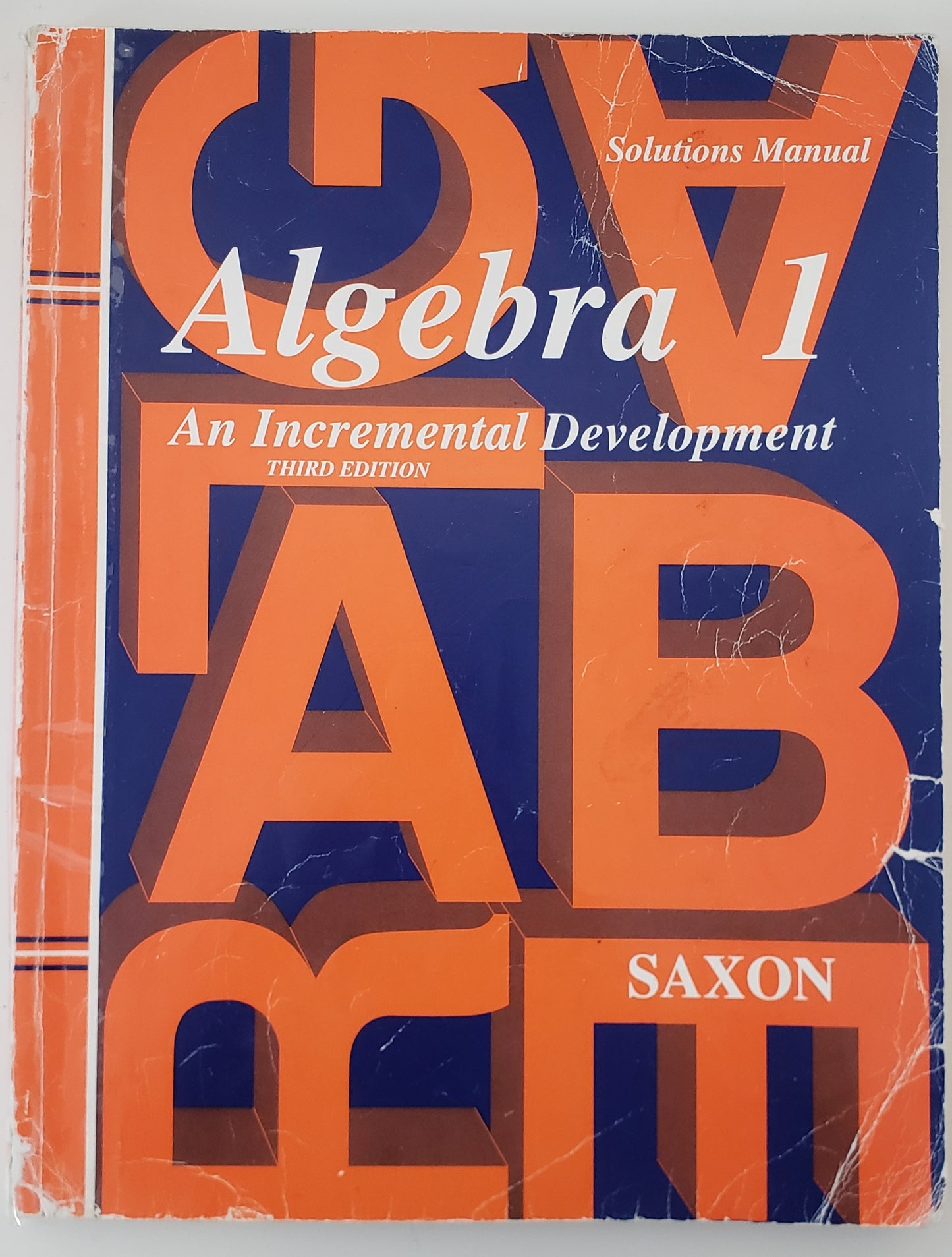 Saxon Algebra 1 Solutions Manual Third Edition