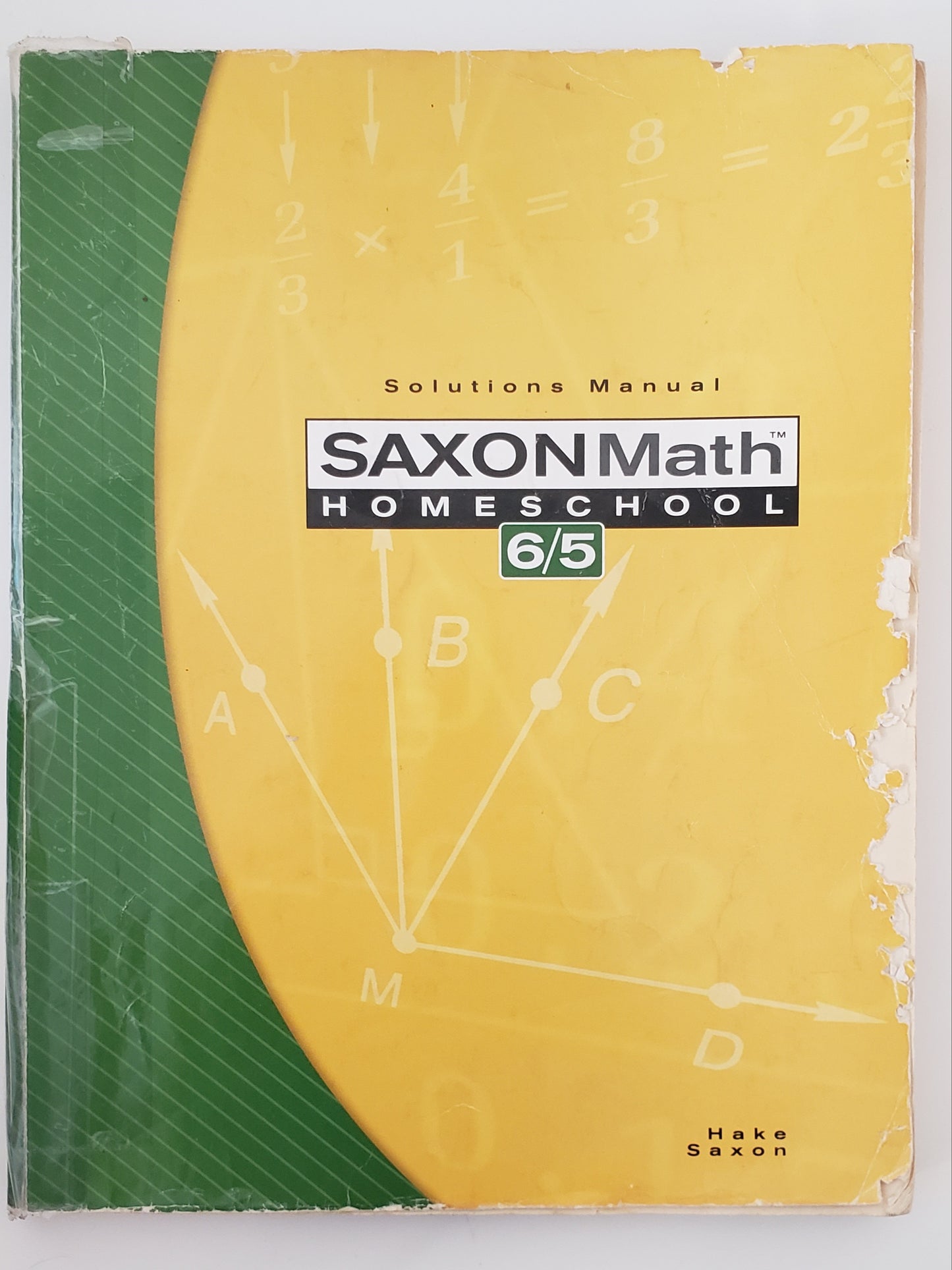 Saxon Math 6/5 Homeschool Solutions Manual