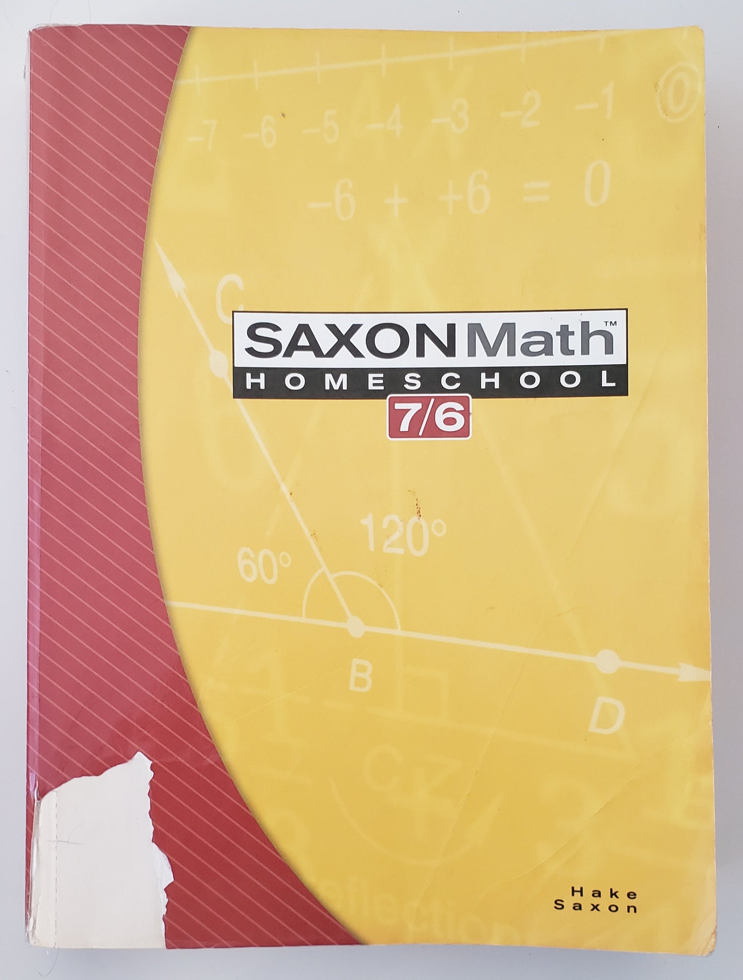 Saxon Math Homeschool 7/6 Student Text