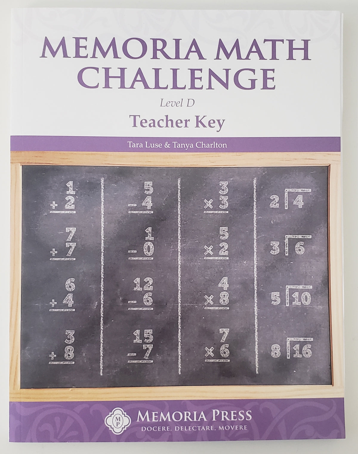 Memoria Math Challenge Level D Teacher Key