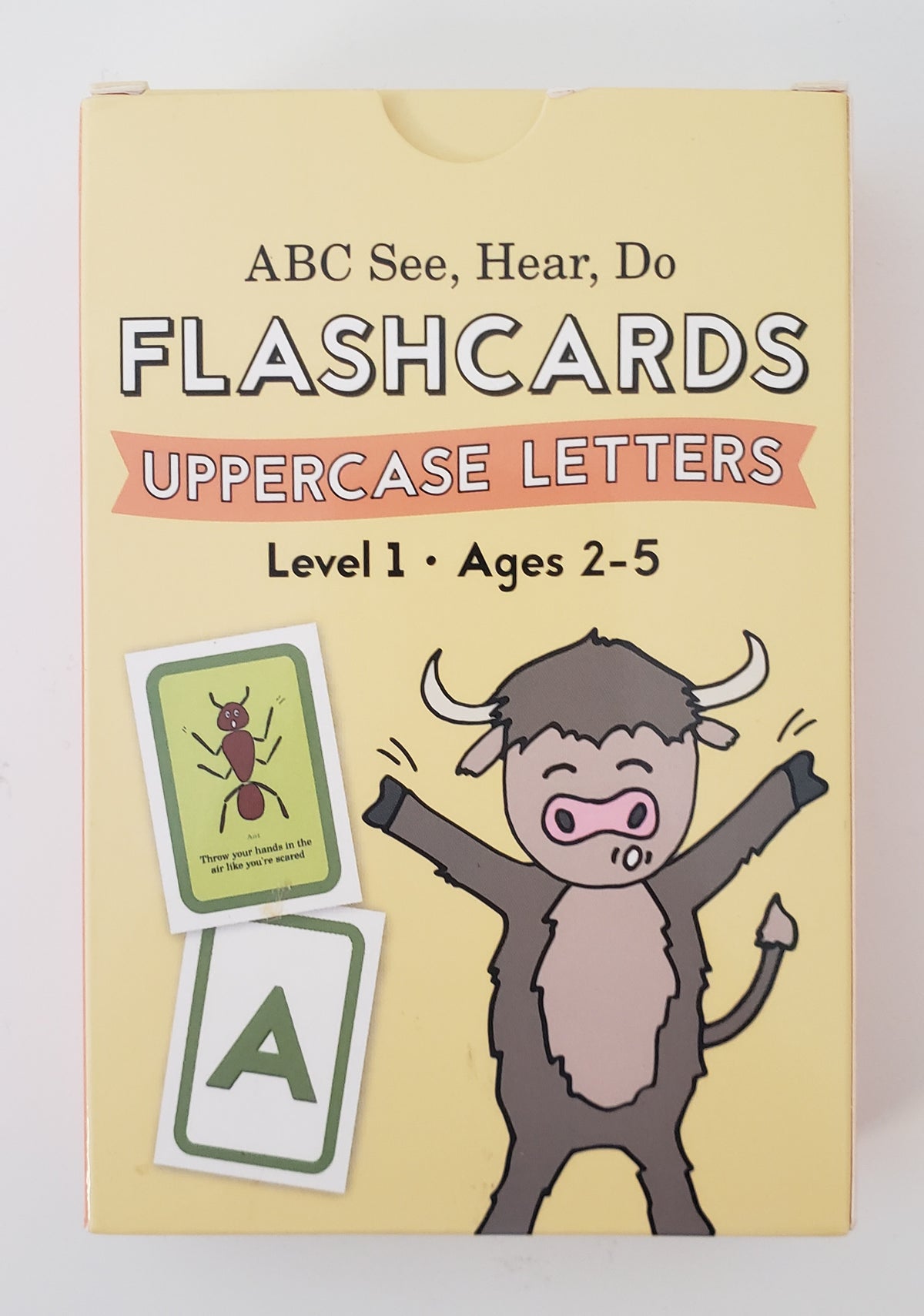 ABC See, Hear, Do Flashcards Uppercase Letters Level 1