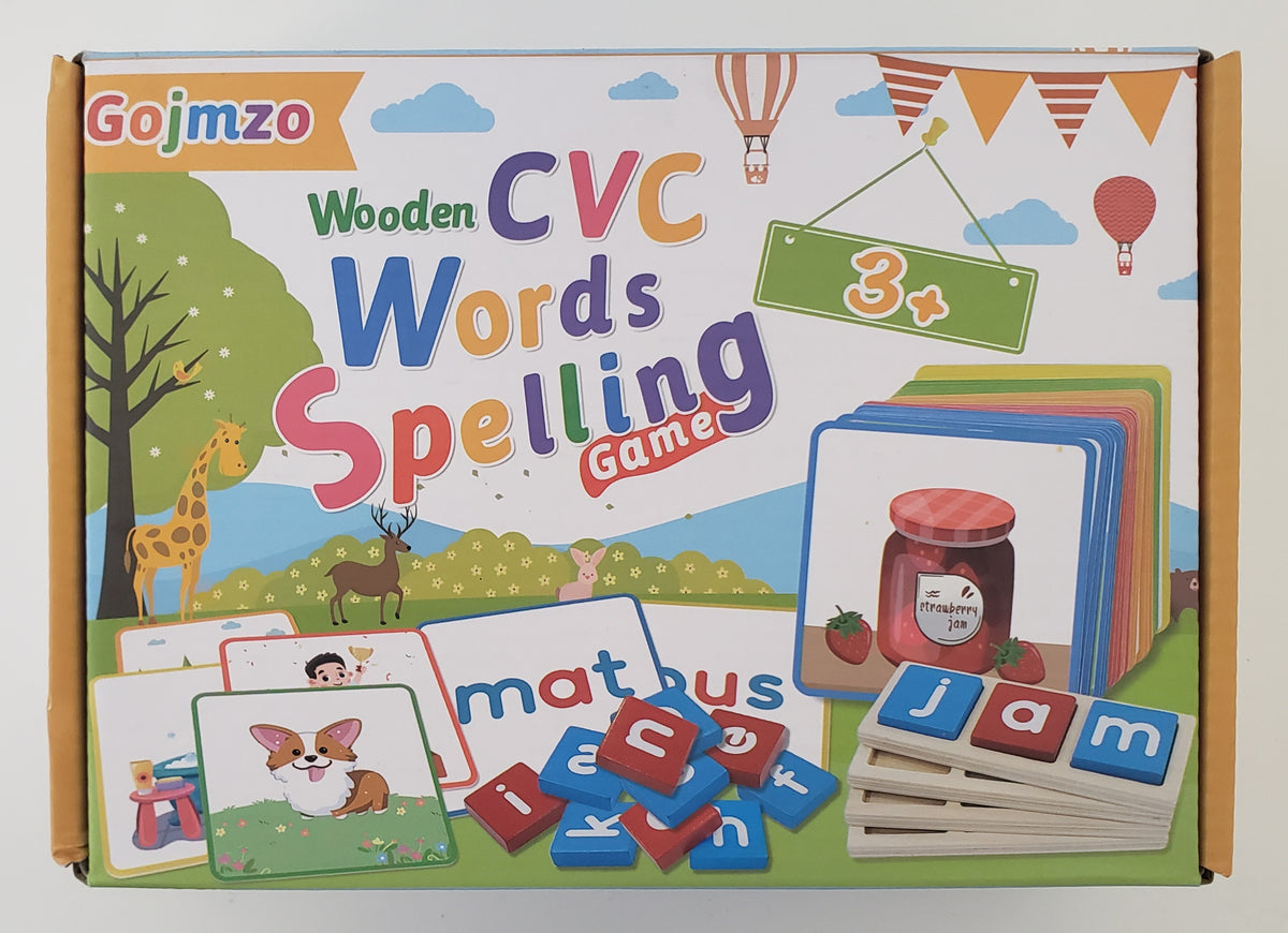 Wooden CVC Words Spelling Game
