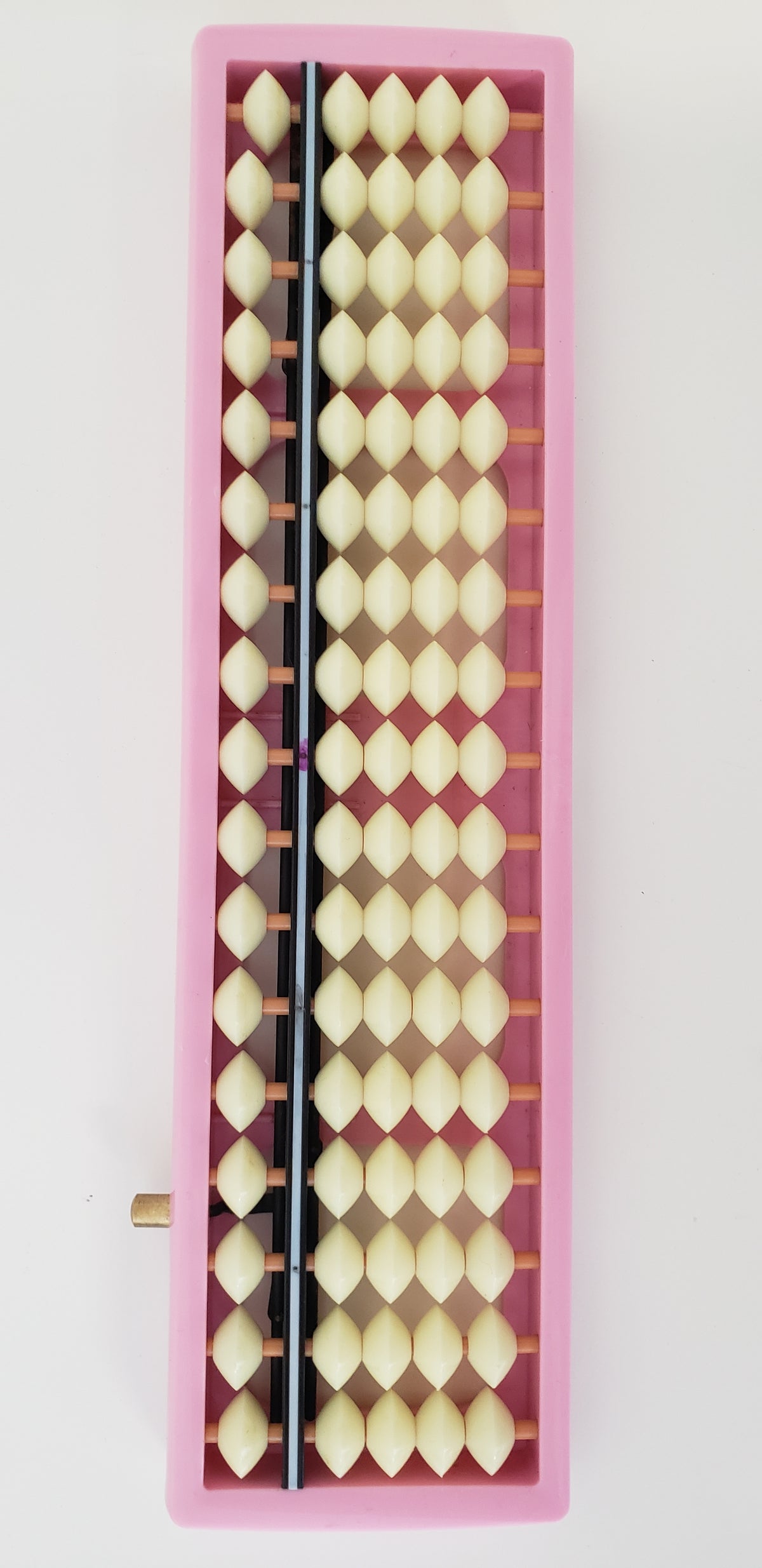 Pink plastic abacus