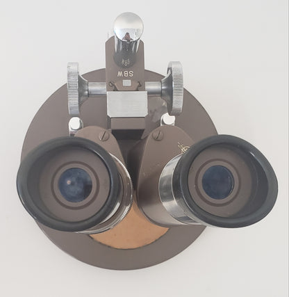 Vintage Swift 60247 Microscope in Wood Case