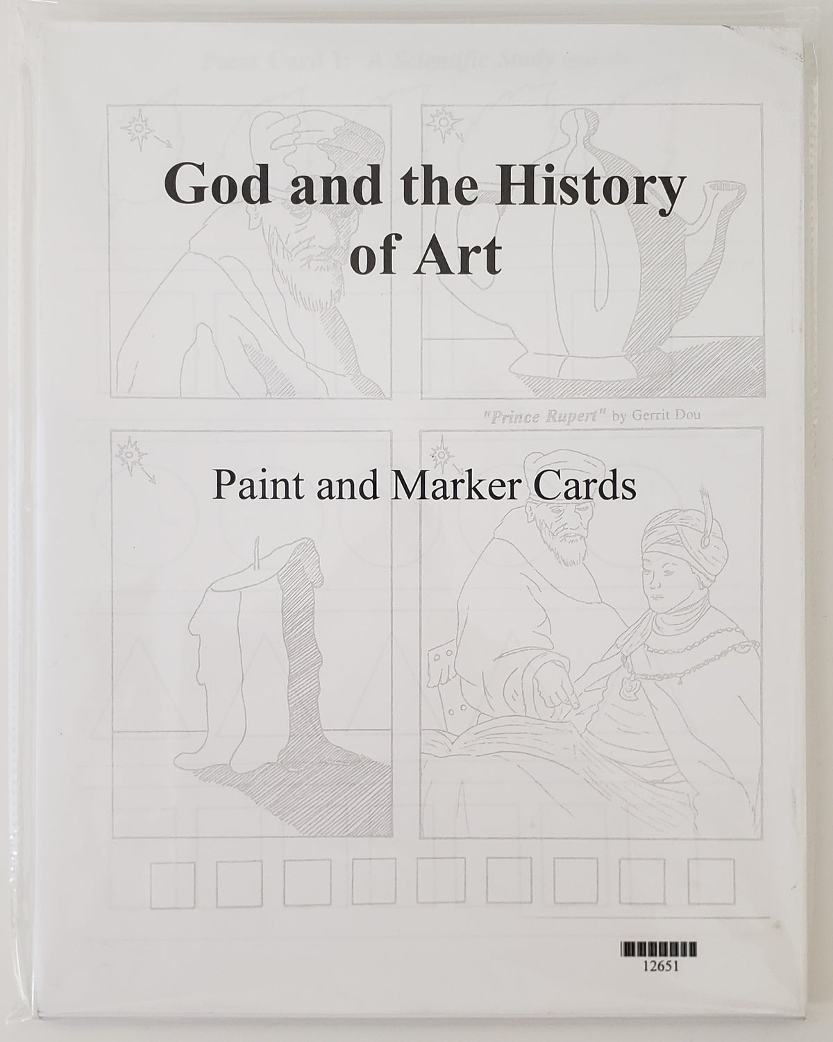 God and the History of Art: Paint and Marker Cards