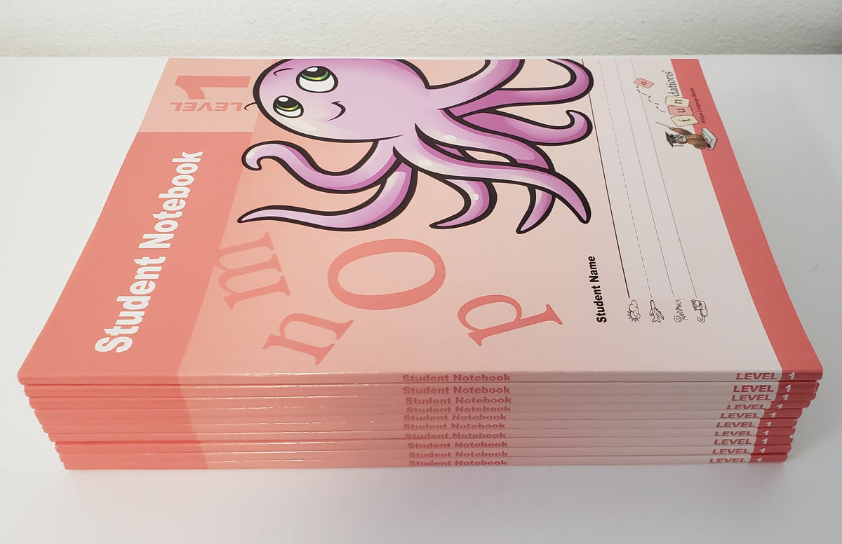 Fundations Student Notebook 1 (10-Pack)