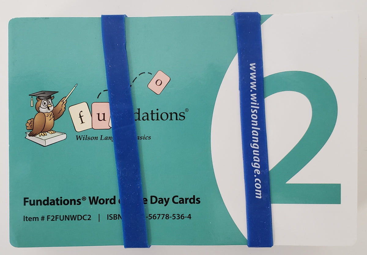Fundations Word of the Day Cards 2 Second Edition