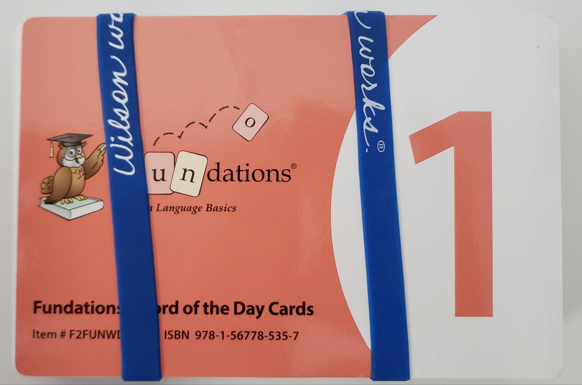 Fundations, Word of the Day Cards, Level 1, 9781567785357, 1567785352, 2012