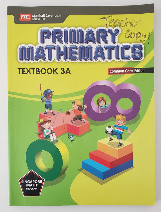 Singapore Math Primary Textbook 3A