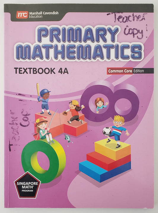 Singapore Primary Math Textbook 4A