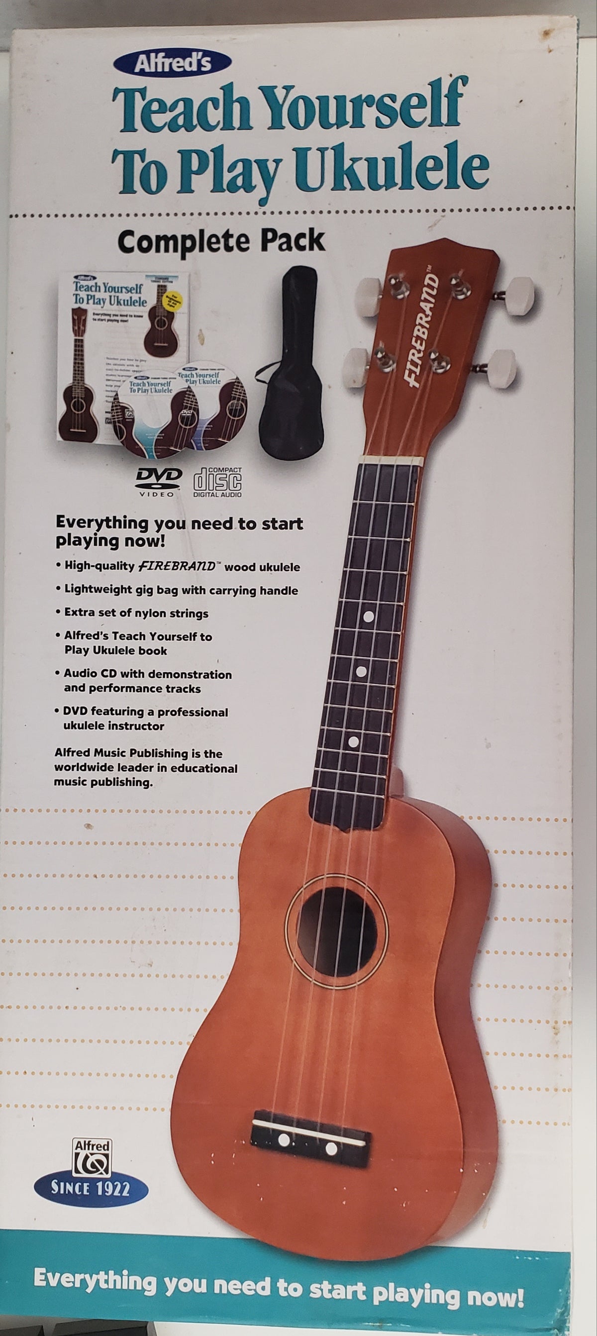 alfred's teach yourself to play ukelele complete pack
