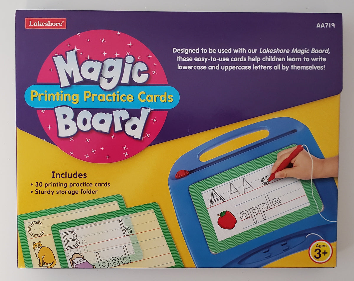 Magic Board Printing Practice Cards