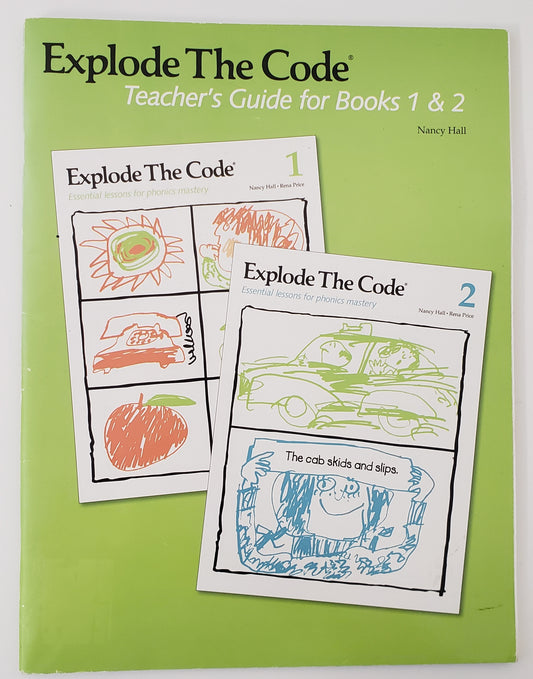 Explode the Code Teacher's Guide for Books 1 & 2