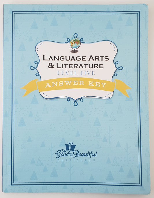 Language Arts & Literature Level 5 Answer Key