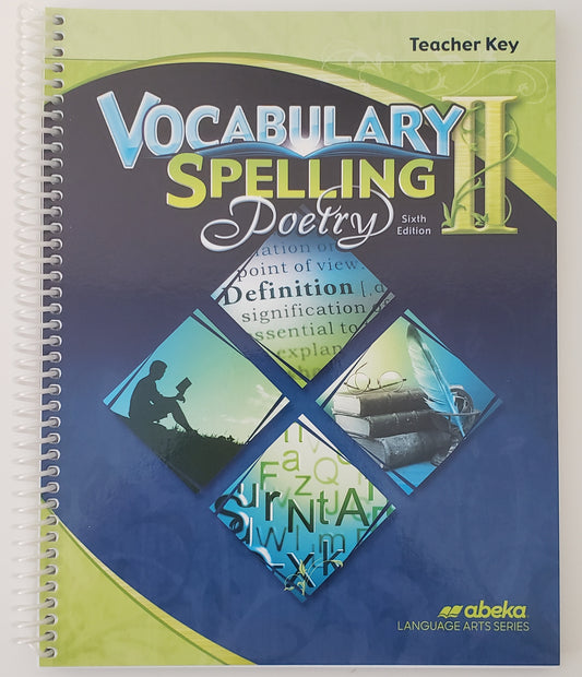 Vocabulary Spelling Poetry II Teacher Key