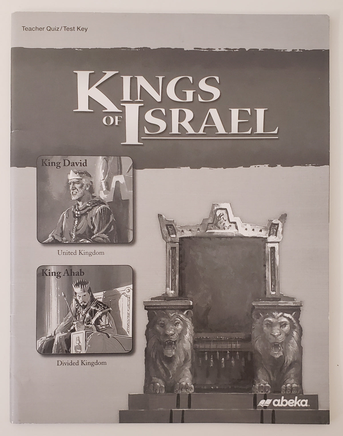 Kings of Israel Quiz/Test Key