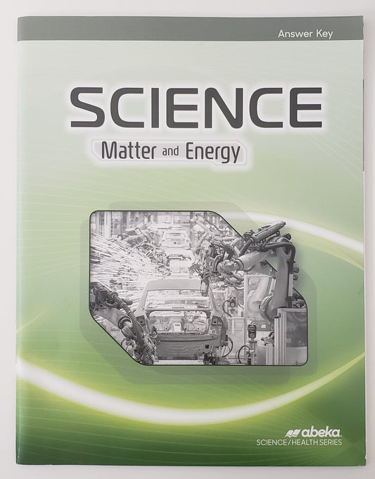 Science Matter & Energy Answer Key